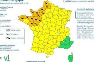 Orages: 14 départements placés en alerte orange dans l'ouest