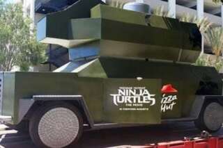 VIDEO. Le camion lanceur de pizzas des Tortues Ninja construit pour la sortie du film