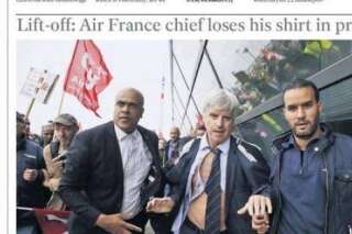 Air France: les violences contre les dirigeants à la une de la presse étrangère