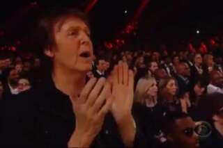 VIDEO. Grammy Awards 2015 : Paul McCartney danse seul puis est prié de se rasseoir