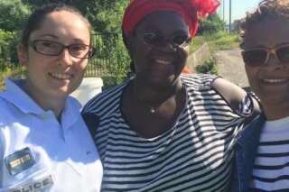 Ingrid, CRS, a aidé une femme à accoucher sur l'autoroute
