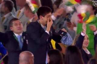 Les larmes de ce Bolivien, pendant la cérémonie d'ouverture des JO de Rio, résument parfaitement l'esprit olympique