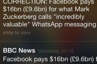 WhatsApp racheté par Facebook: la gaffe de la BBC sur le service de 