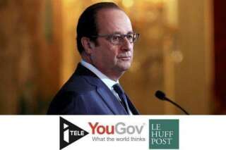 François Hollande dévisse à gauche, sa popularité revient au niveau d'avant les attentats [YOUGOV]