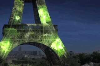 VIDÉO. La tour Eiffel se met au vert pour la COP21