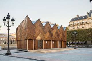 PHOTOS. Le Pavillon Circulaire à Paris est un bâtiment construit en matériaux de réemploi