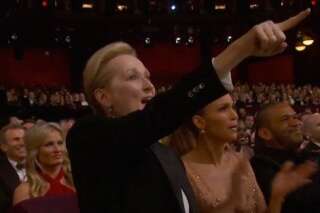 PHOTOS. Oscars 2015: la réaction de Meryl Streep au discours féministe de Patricia Arquette