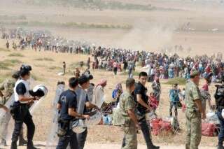 PHOTOS. Des dizaines de milliers de Kurdes de Syrie fuient en Turquie face aux djihadistes de l'Etat islamique