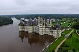 VIDÉO. Les images impressionnantes de l'inondation du château de Chambord filmée par un drone
