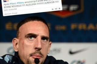 Franck Ribéry prend sa retraite internationale et ce n'est pas pour déplaire aux internautes français