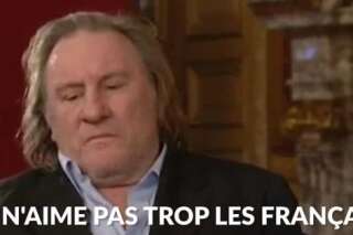 VIDÉO. Hollande, les Français, les écolos, Cannes... Gérard Depardieu n'aime pas grand monde