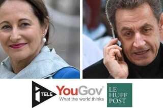 Popularité: Royal et Sarkozy connaissent des destins contraires [YOUGOV]