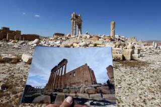 PHOTOS. La cité antique de Palmyre avant et après l'occupation de Daech