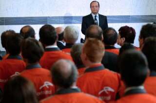 Florange: Hollande sifflé par les syndicalistes à son arrivée, promet de revenir chaque année