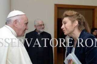 Frigide Barjot reçue (et bénie) par le pape François au Vatican