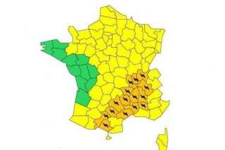Trois départements en alerte orange pour les orages