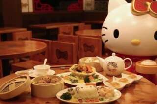 VIDÉO. Un restaurant de dim sum thématique a ouvert à Hong Kong avec pour thème... Hello Kitty