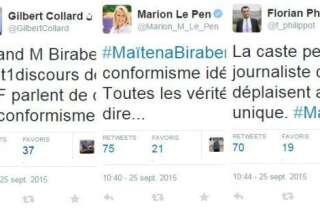 Maïtena Biraben et le discours de vérité du FN: le parti d'extrême-droite dénonce le procès fait à la journaliste
