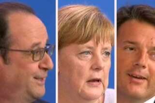 La petite blague de Renzi sur l'Euro fait sourire Hollande... mais pas Merkel