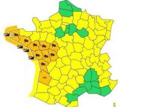 Météo France place 10 départements en vigilance orange pour vents, vagues et inondations