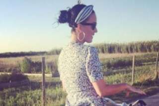 À l'île de Ré, même Katy Perry fait de la bicyclette (mais à sa manière)