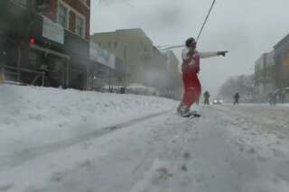 VIDÉO. Snowzilla a transformé New York en station de ski