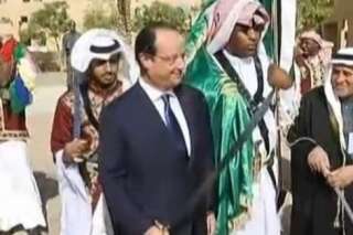 La blague de Hollande le sabre à la main en Arabie Saoudite: 