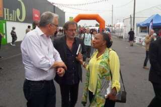Christiane Taubira en visite surprise à la Fête de l'Humanité