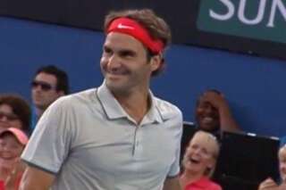 VIDÉO. Federer surprend avec un smash inattendu