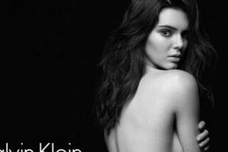 PHOTOS. Kendall Jenner pose topless et en string pour Calvin Klein et dévoile deux clichés sur Instagram
