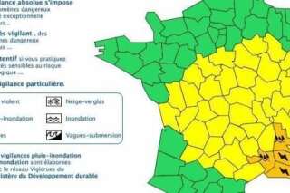 Alerte orages sur six départements du Sud-Est de la France