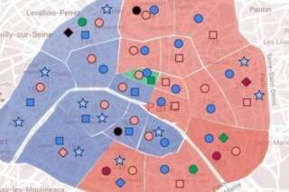 CARTE - Municipales à Paris: la bataille des arrondissements à 100 jours du premier tour