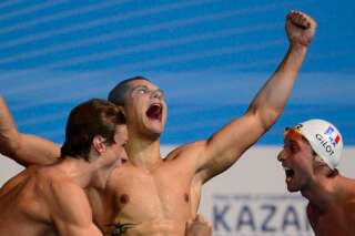 VIDÉO. Natation, mondiaux 2013 de Barcelone: le relais français 4x100 m nage libre messieurs prend l'or