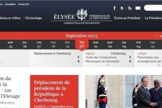 Un député UMP s'inquiète du code couleur du site de l'Élysée