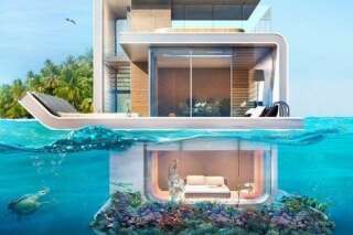 Architecture : La maison à moitié sous l'eau 
