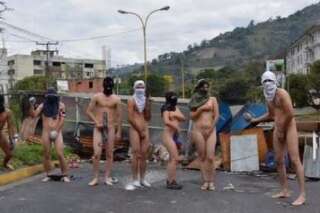 Venezuela : manifestations d'opposants nus qui posent sur Twitter contre les violences