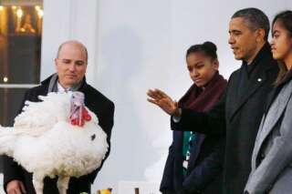 VIDÉO. Thanksgiving‎: Barack Obama gracie une dinde à la Maison Blanche
