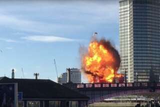VIDÉO. Impressionnante explosion d'un bus sur un pont de Londres pour le prochain film avec Jacki Chan, 