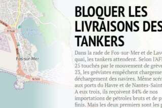 CARTE Du tanker aux stations service en passant par la raffinerie, le parcours de la pénurie organisée par les syndicats