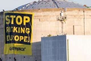 PHOTOS. Fessenheim : des militants de Greenpeace pénètrent sur le site de la centrale nucléaire