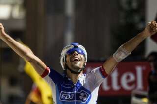 Tour de France : Le Français Thibaut Pinot remporte l'avant-dernière étape à L'Alpe d'Huez
