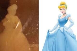 PHOTOS. Une princesse Disney apparaît dans un glaçon d'une tasse de café glacé