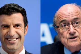 Luis Figo annonce sa candidature à la présidence de la Fifa face à Joseph Blatter (et David Ginola)