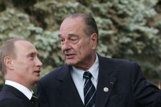 Vladimir Poutine rend hommage à Jacques Chirac, qui 