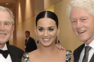 PHOTOS. Katy Perry pose avec deux présidents et s'imagine déjà à la tête des Etats-Unis