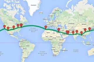 Le chemin parcouru par Solar Impulse 2 qui a atterri à Abou Dhabi après un tour du monde sans précédent