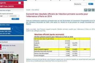 Primaire à Paris: le site de la fédération UMP piraté, Jean-François Legaret annoncé vainqueur
