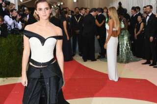 Emma Watson, Lupita Nyong'o et Margot Robbie portaient des robes en plastique recyclé au Met gala 2016