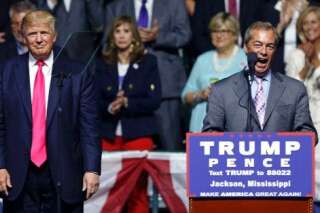 Nigel Farage, l'ex-leader de Ukip, et Donald Trump se couvrent de compliments dans le Mississippi