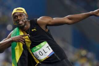 Usain Bolt décroche une 3e fois la médaille d'or au 100 m pendant les JO de Rio